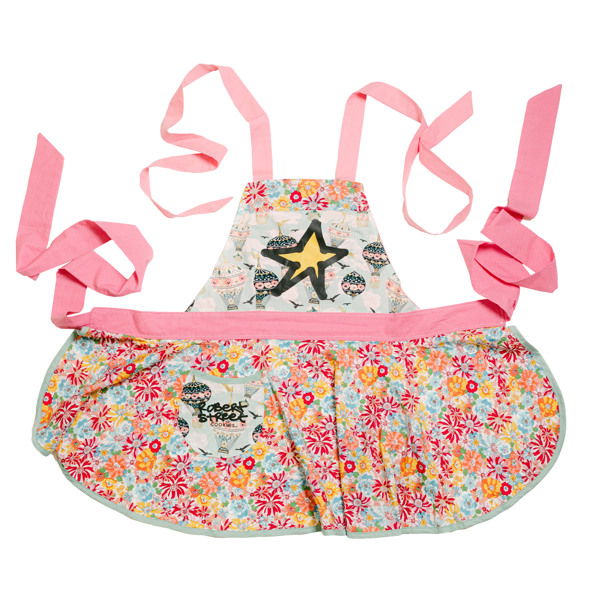 Pink Hot Air Balloon Apron