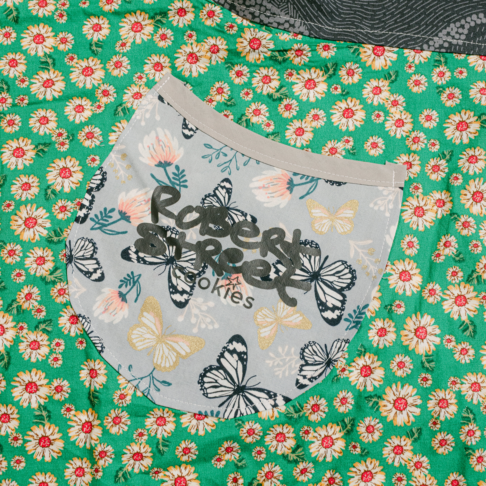 Green Butterfly Apron