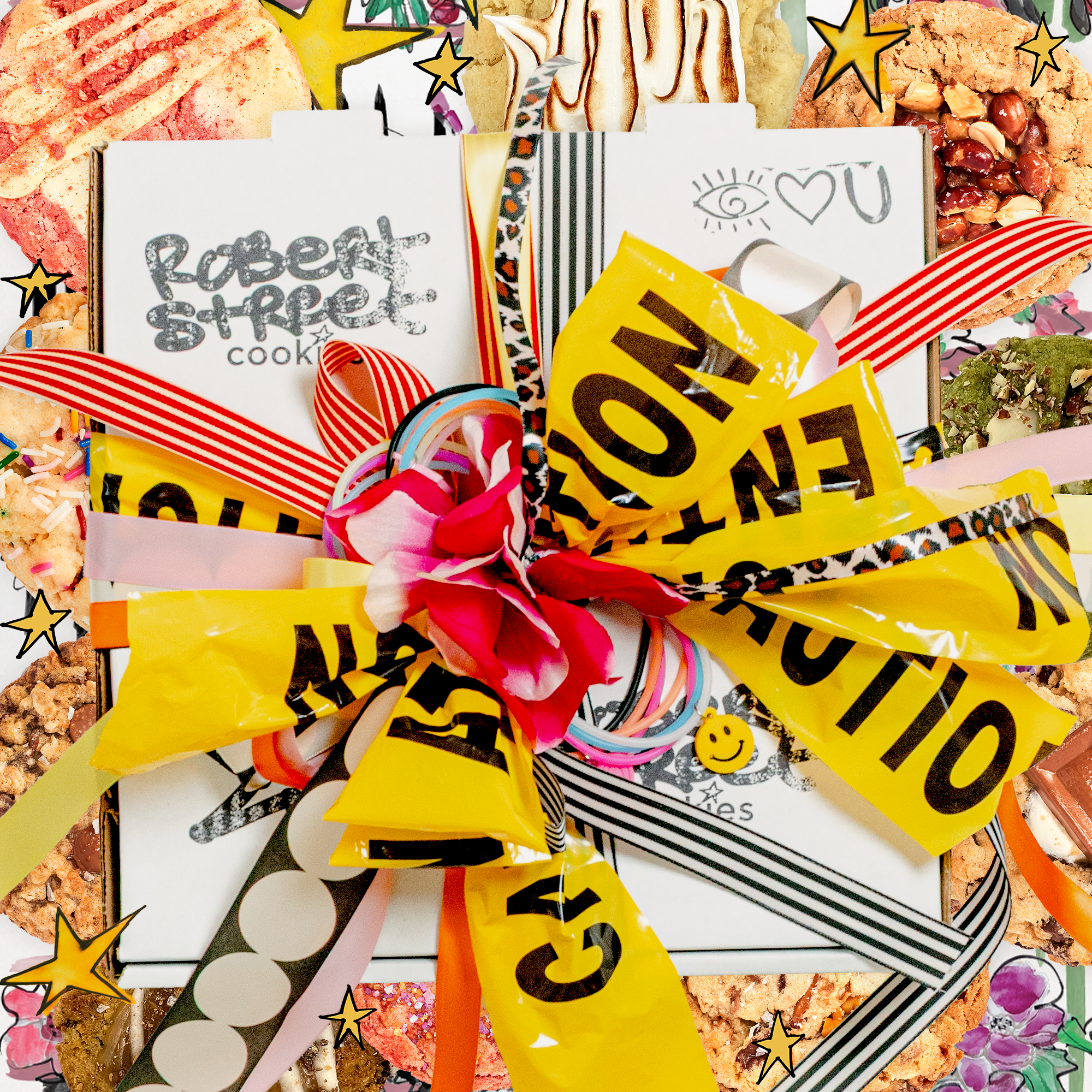 Wrapped box of cookies