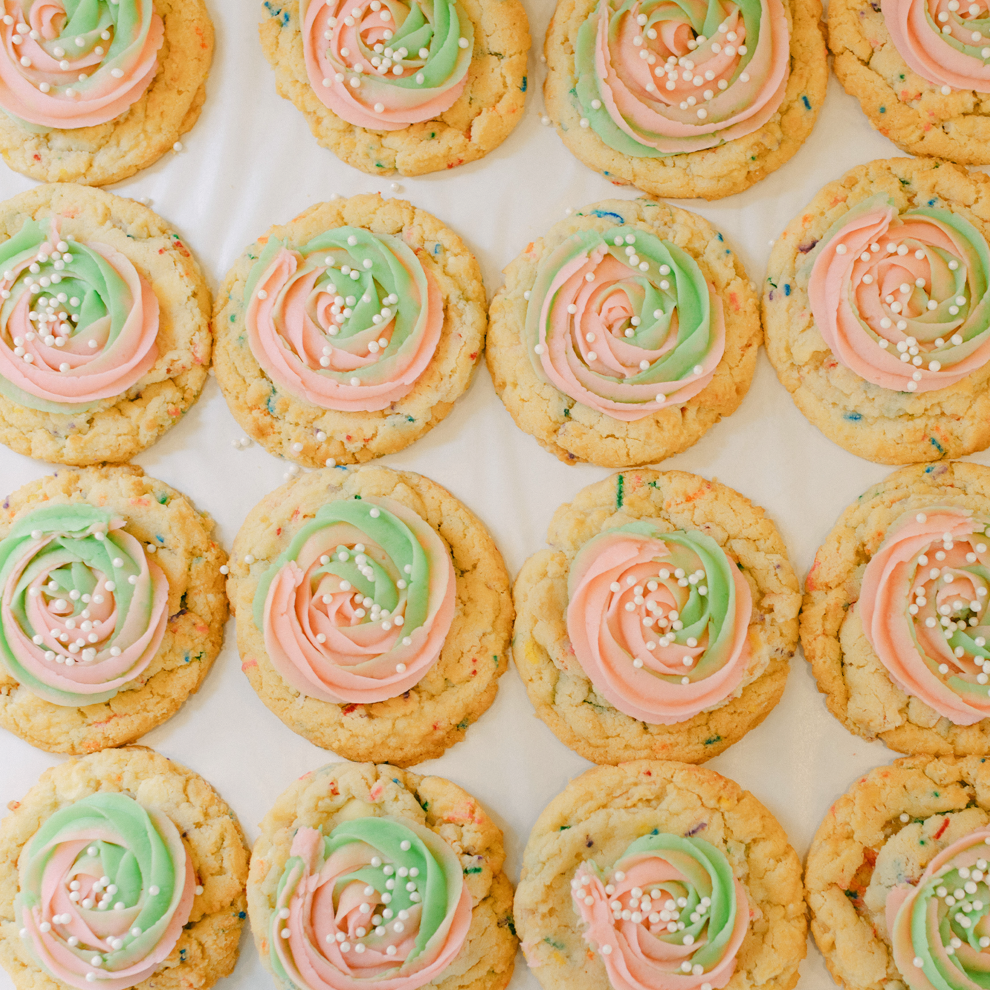Tray of Robert Street Cookies Celebration flavour
