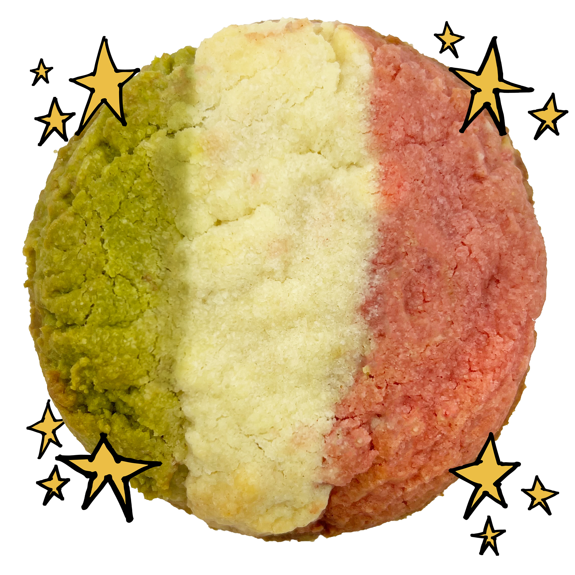 Robert Street Cookies Matcha Strawberry Shortbread flavour