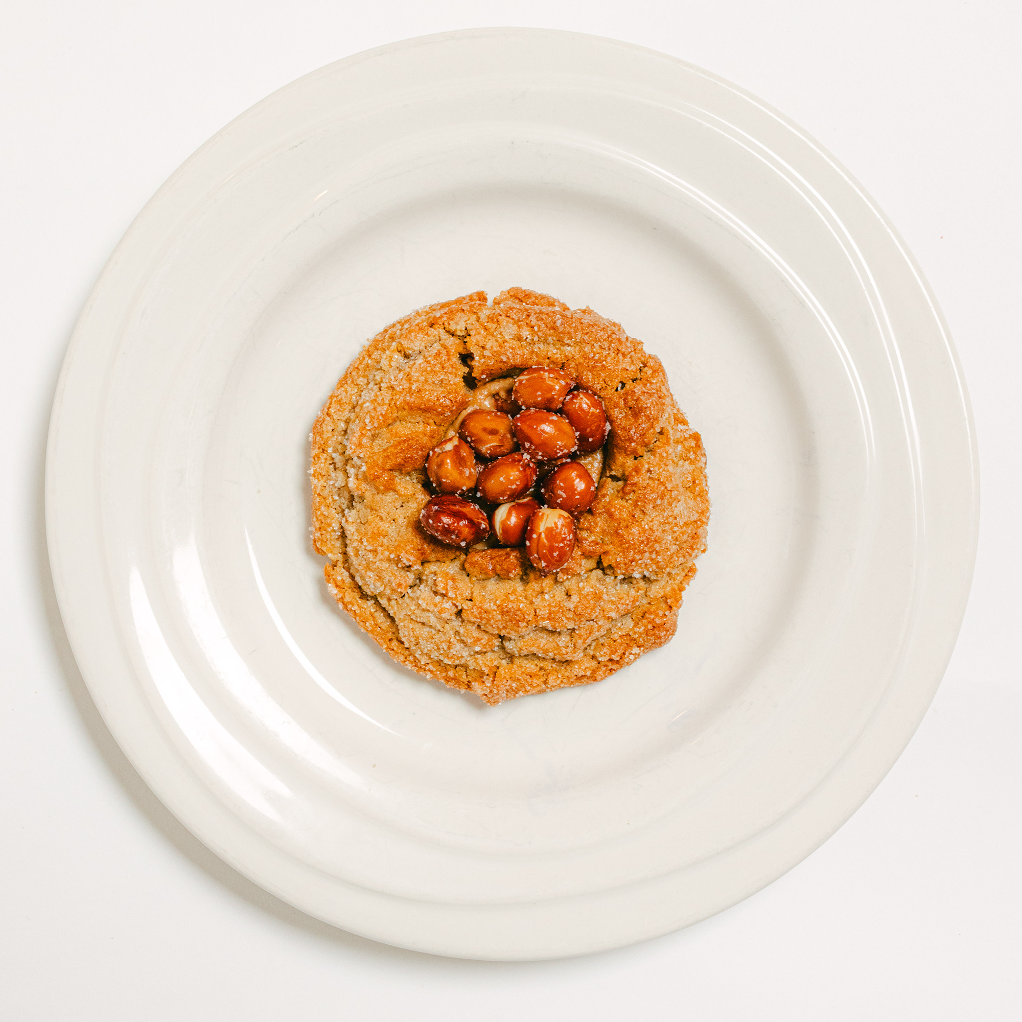 Robert Street Cookies Peanut Butter flavour on a white plate