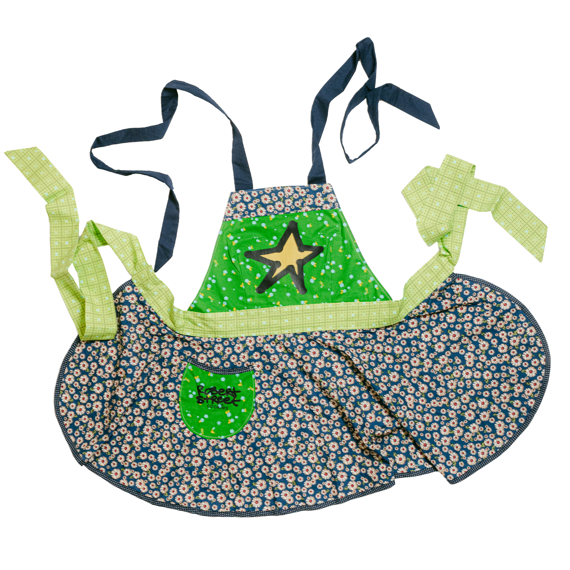 Green Flour Fields Apron