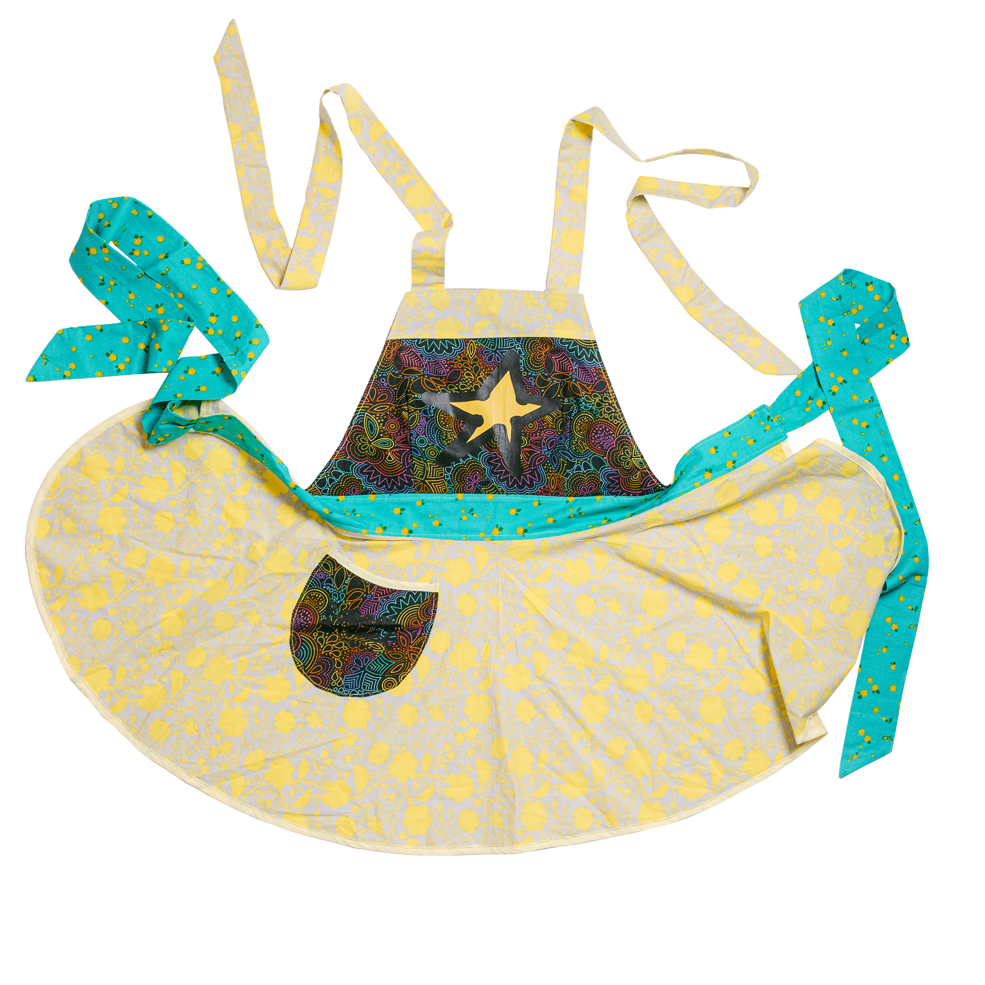 Geometric Party Apron