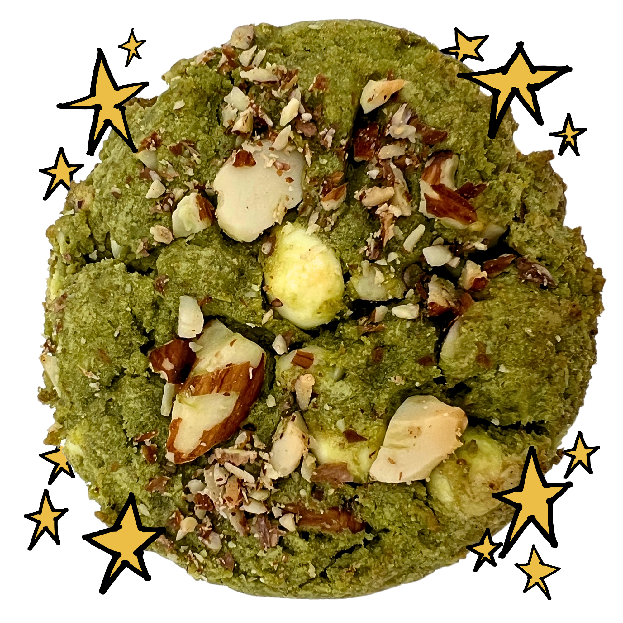 Robert Street Cookies Matcha Almond White Chocolate flavour